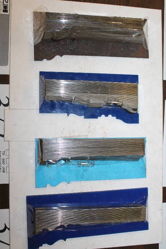 lot 371 image: 5 Baseboard Profile Knives w Templates