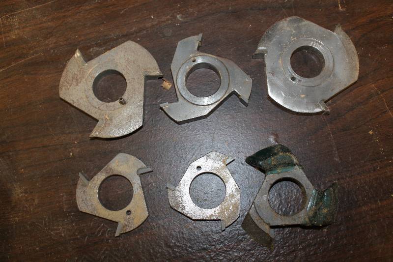 lot 449 image: Lot of 5 Dado Cut Shaper Bits