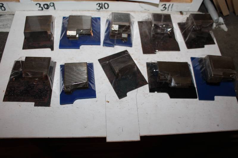 lot 407 image: 10 radius profile blades