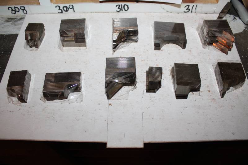 lot 409 image: 10 misc. profile blades