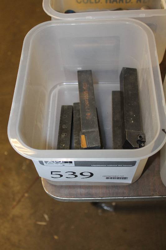 lot 539 image: Lot of 6 Carbide Tool Holders
