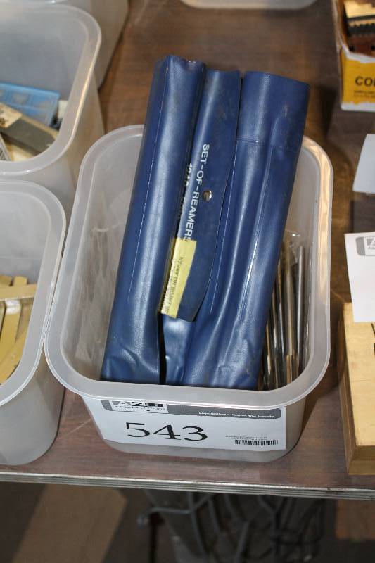 lot 543 image: Lot of Misc Machinist Reemers