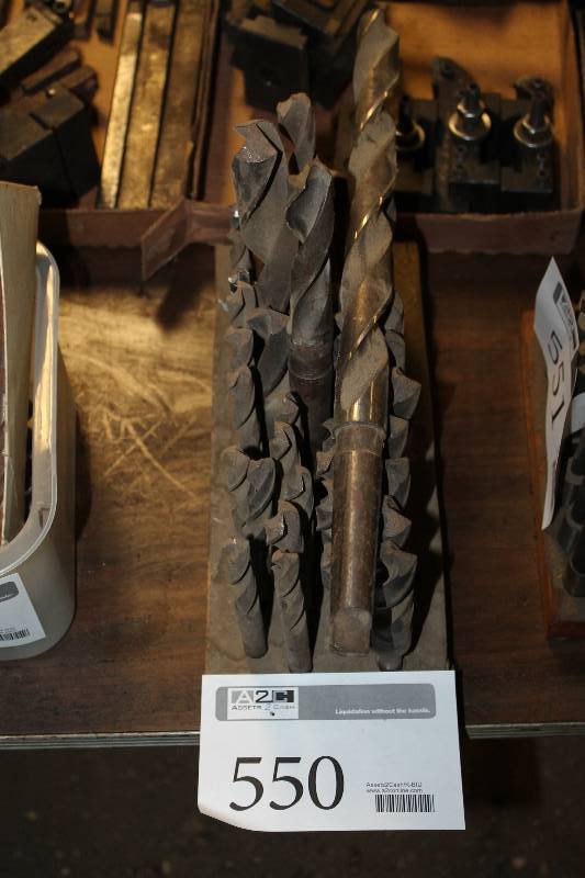lot 550 image: Machinist HSS Metal Drill Bit Set.
