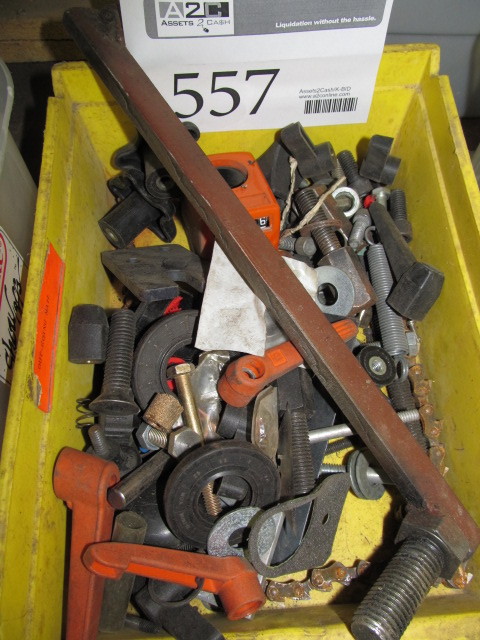 lot 557 image: Misc Lot of Machine Parts