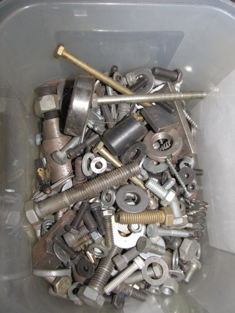 lot 567 image: Lot of Misc Nuts, Bolts, ect.