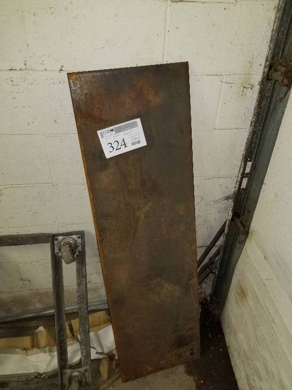 lot 324 image: Steel plate 15x50x12