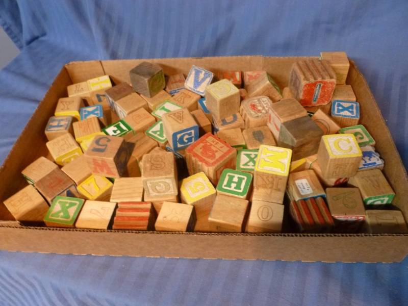 Vintage Wooden Blocks
