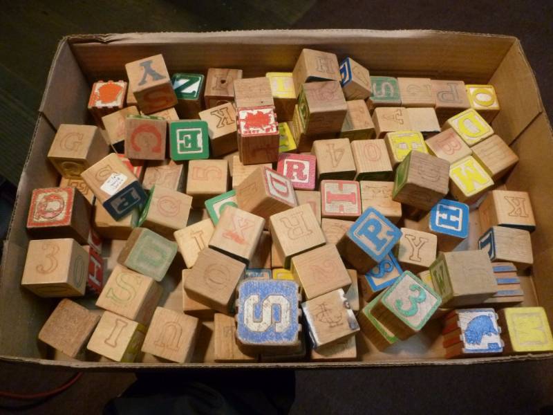 Vintage Wooden Blocks