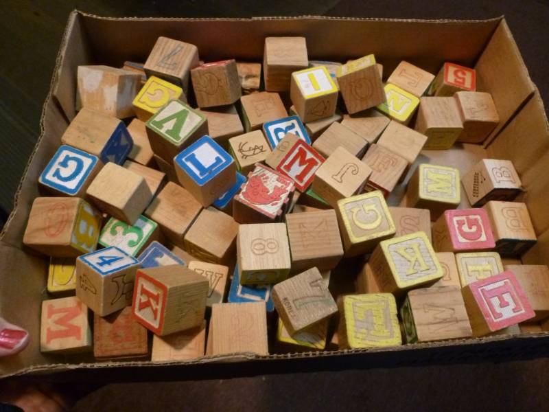 Vintage Wooden Blocks