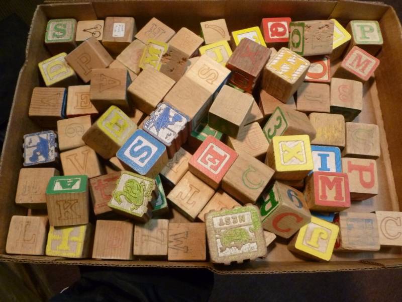 Vintage Wooden Blocks