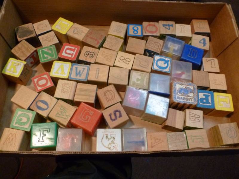 Vintage Wooden Blocks