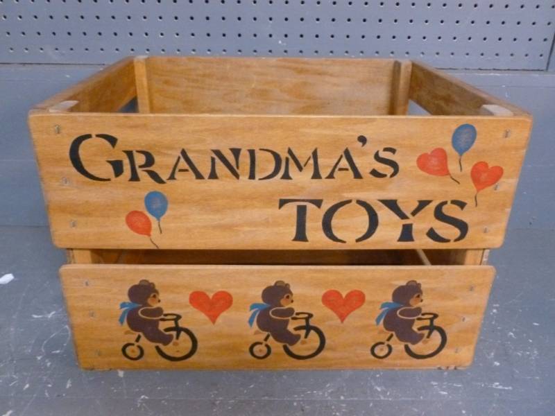 Wooden Toy Box