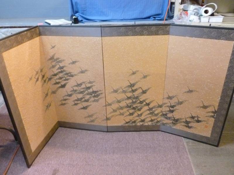 Vintage Oriental Panel Art