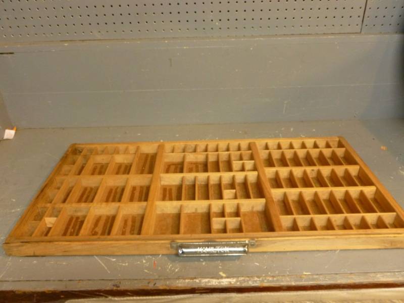 Vintage Printers Drawer