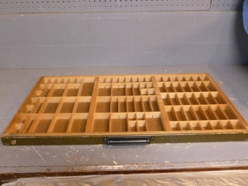 Vintage Printers Drawer