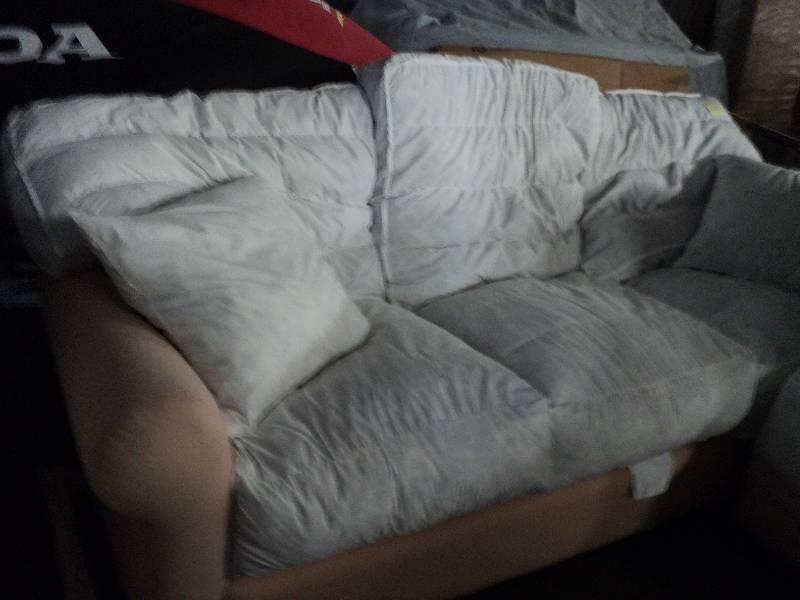 new down filled couch from J.C. Pen...