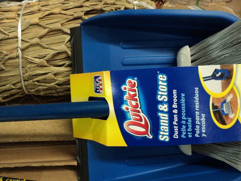 glass dcor plus dustpan and broom...