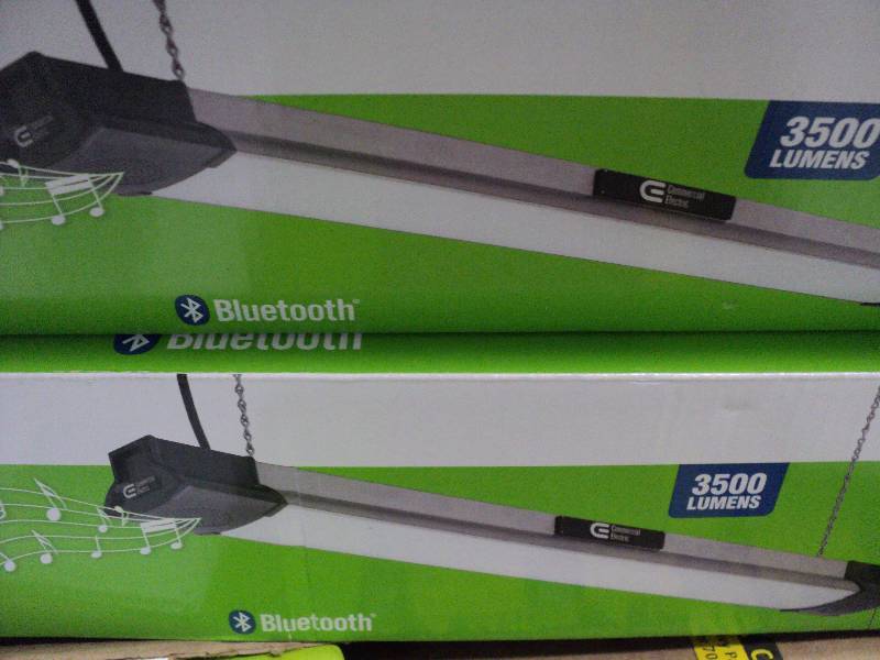 2 40in LED shop lights with bluetoo...