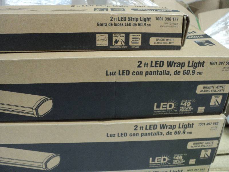 4 lLED lights, 3 are 2ft and 1 stri...