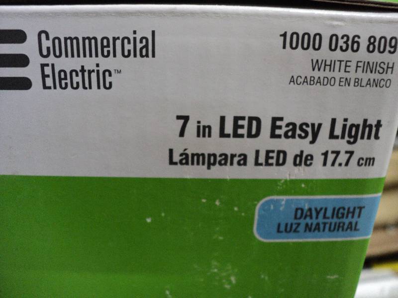 4 7in LED flush mount lights...