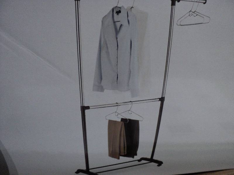 whitmor adjustable 2 rod garment ra...