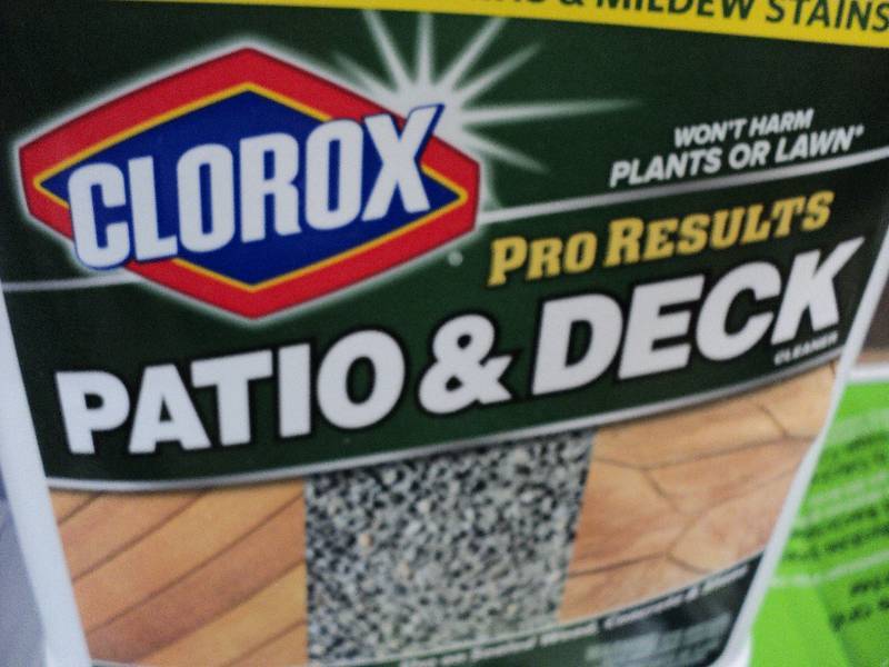 4 bottles clorox patio and deck cle...
