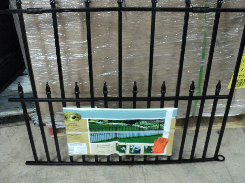 fence panel metal 35long x 29 high...