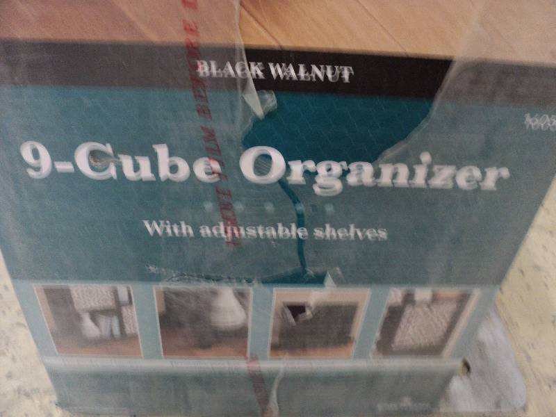 closetmaid 9 cube organizer, black ...
