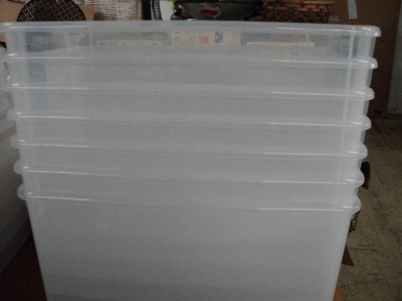 6 tubs, no covers...