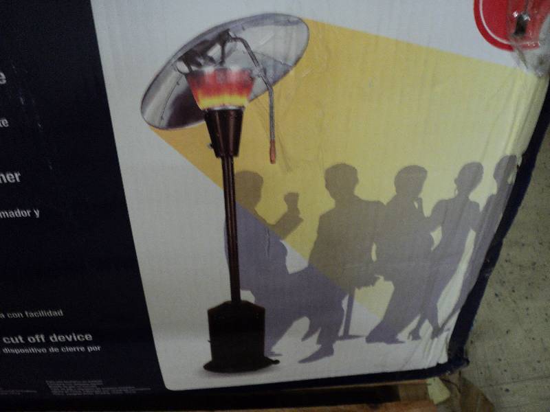 mirage heat focus patio heater...