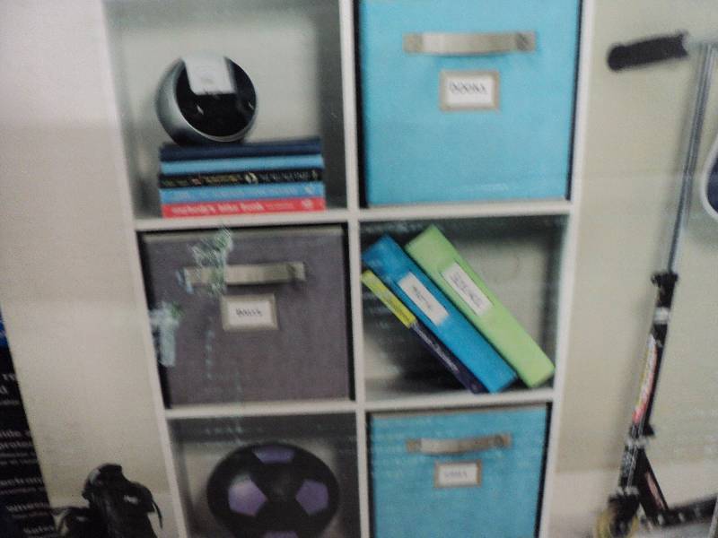 closetmaid, 6 cube white organizer...