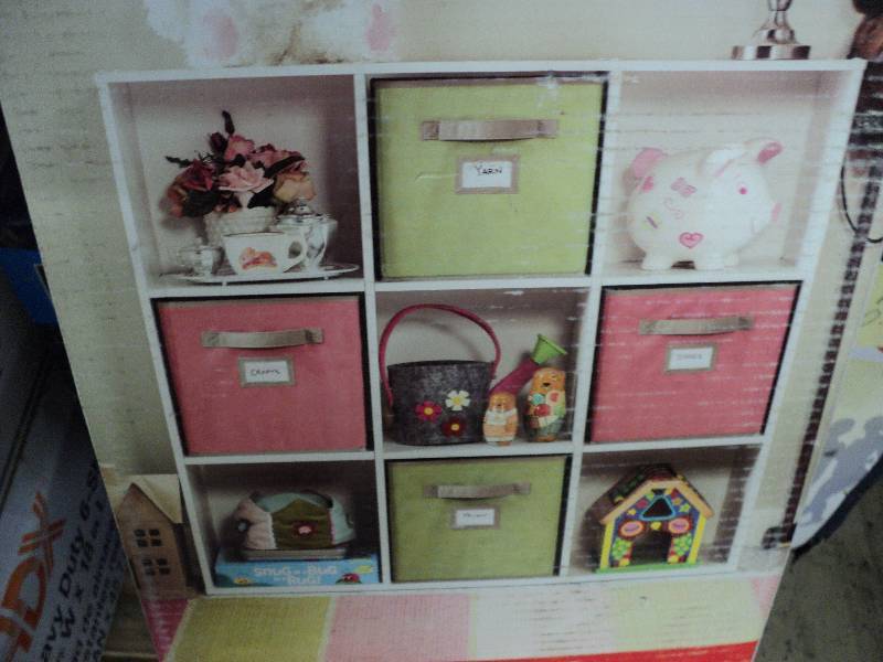 closetmaid 9 cube organizer white...