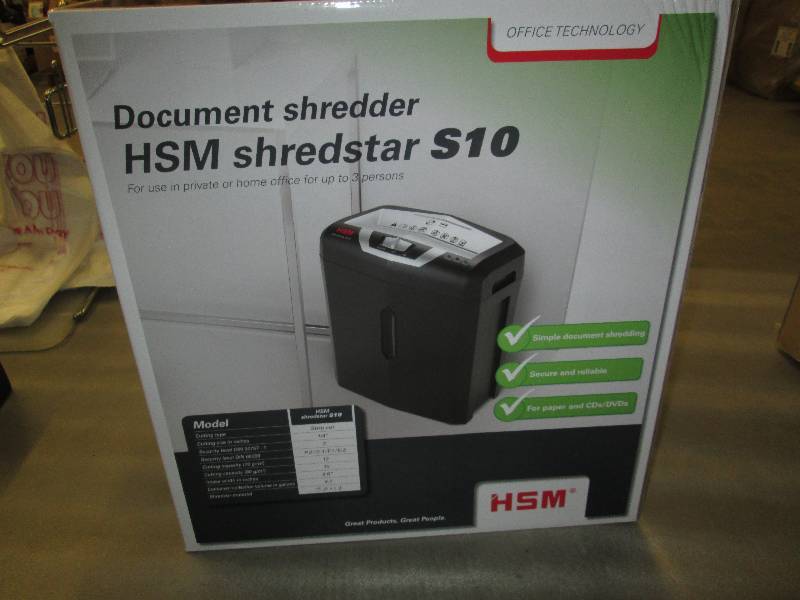 HSM Shredstar S10 Strip-cut Shredde...