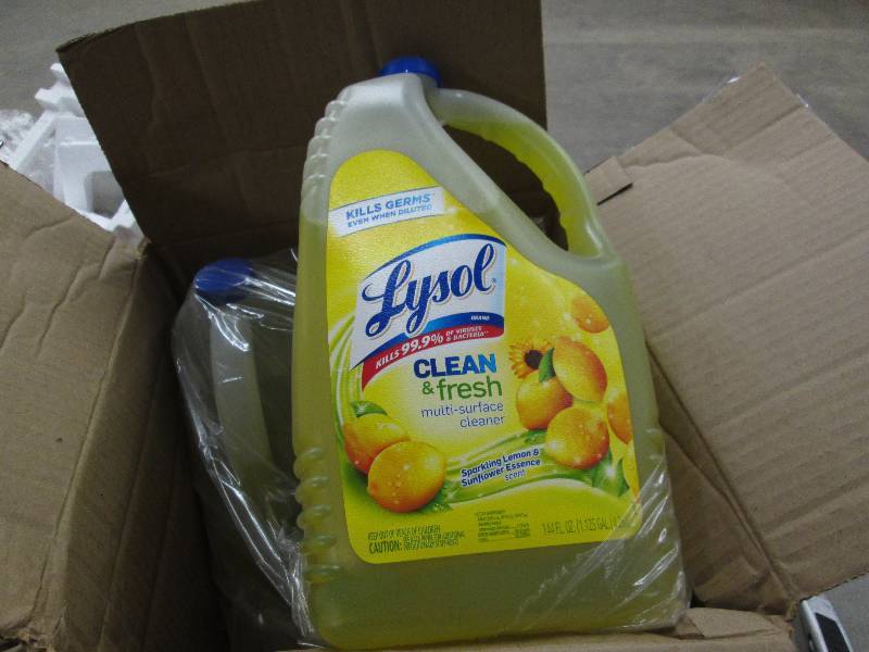 Lot of 3 - Lysol 144 fl oz Lemon Mu...