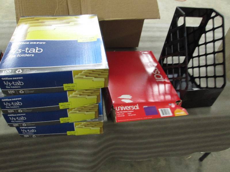 4 Boxes of Office Depot File Folder...
