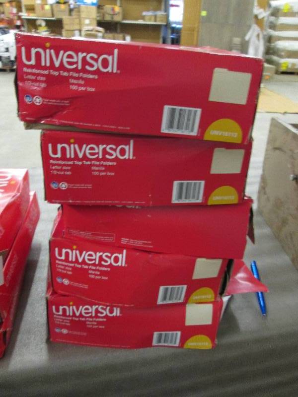 5 Boxes of Universal Top Tab File F...