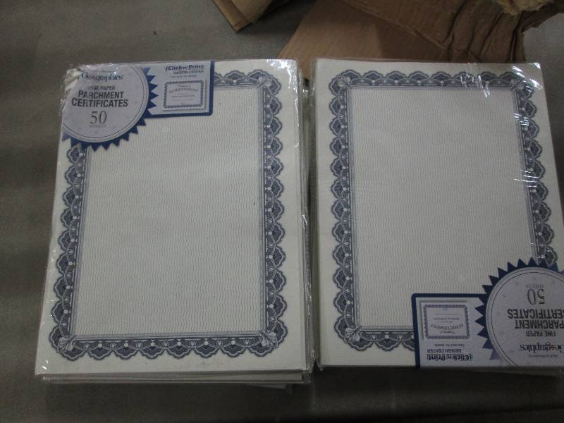 8 Pk of 50 of Fine Paper Parchment ...