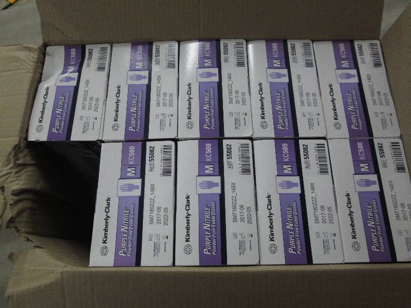 9 Boxes Kimberly-Clark 55082 Nitril...