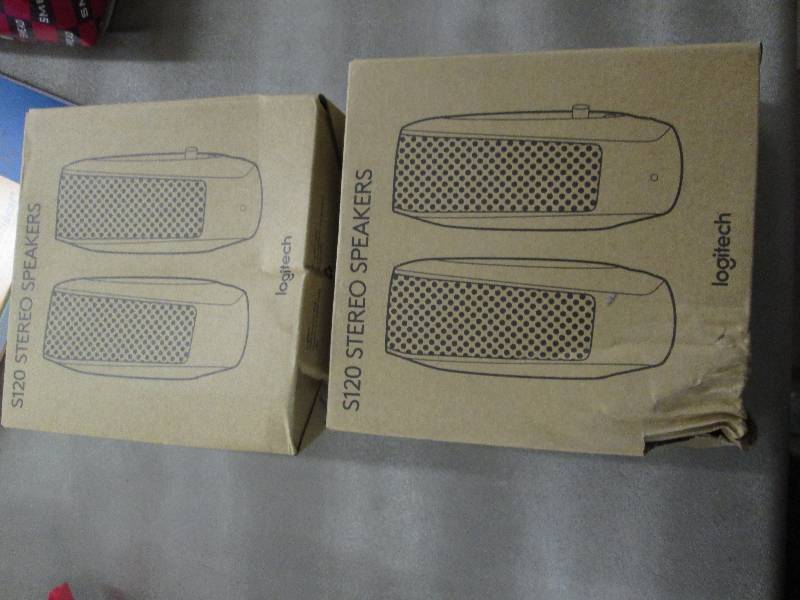 Lot of 2 Boxes of 2 Logitech S120 2...