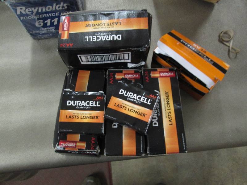 5 Boxes of 24 Duracell AA batteries...