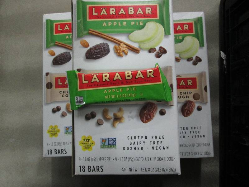 Lot of 3 Pks of 18 Larabar Apple Pi...