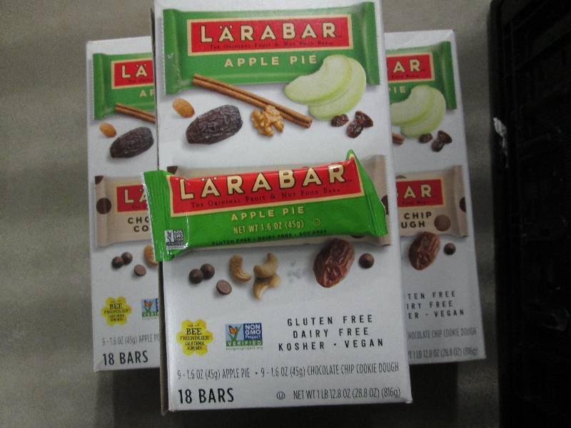 Lot of 3 Pks of 18 Larabar Apple Pi...