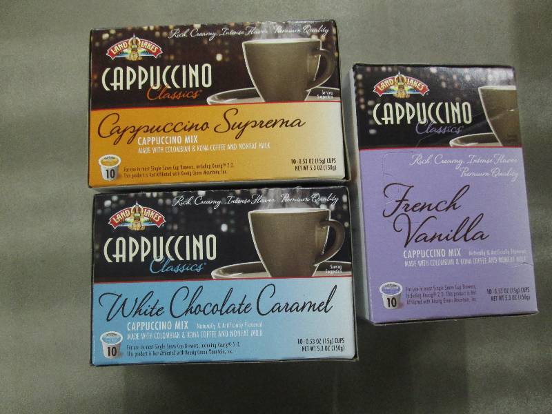 3 Boxes of 10  Land o Lakes Capucci...