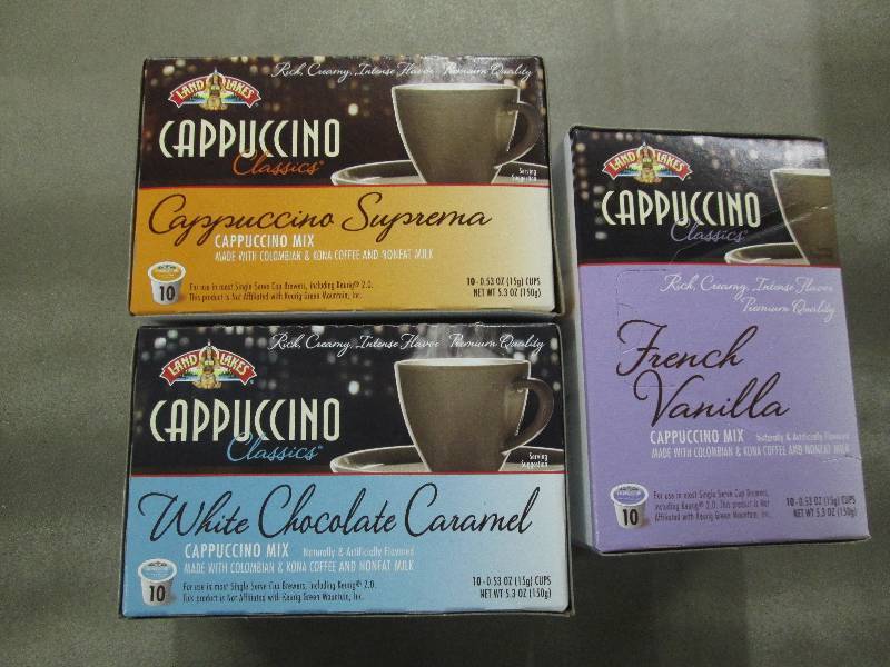 3 Boxes of 10  Land o Lakes Capucci...