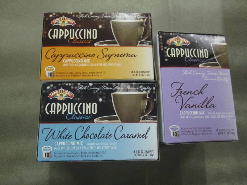 3 Boxes of 10  Land o Lakes Capucci...