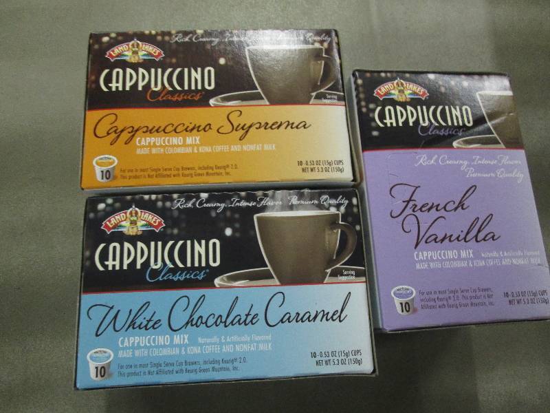 3 Boxes of 10  Land o Lakes Capucci...