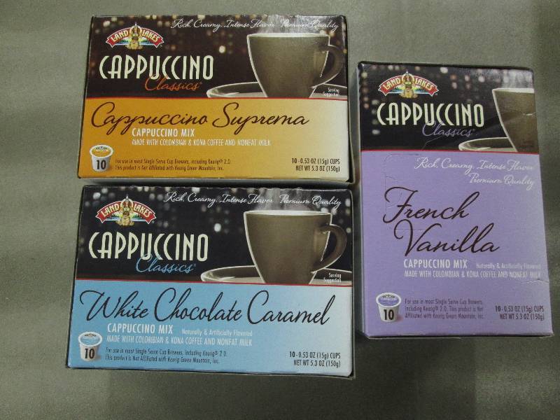 3 Boxes of 10  Land o Lakes Capucci...