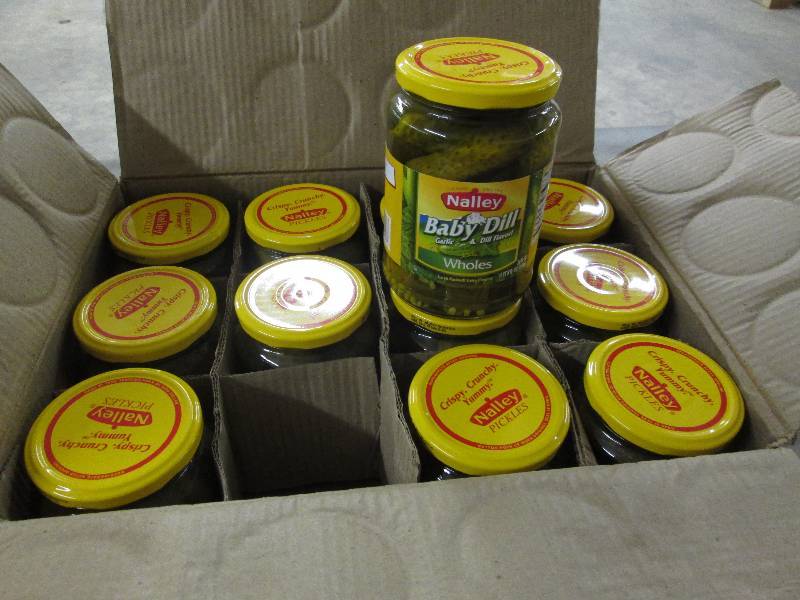 Case of 12 Nalley Baby Dill Pickles...