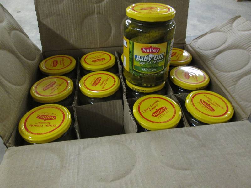 Case of 12 Nalley Baby Dill Pickles...