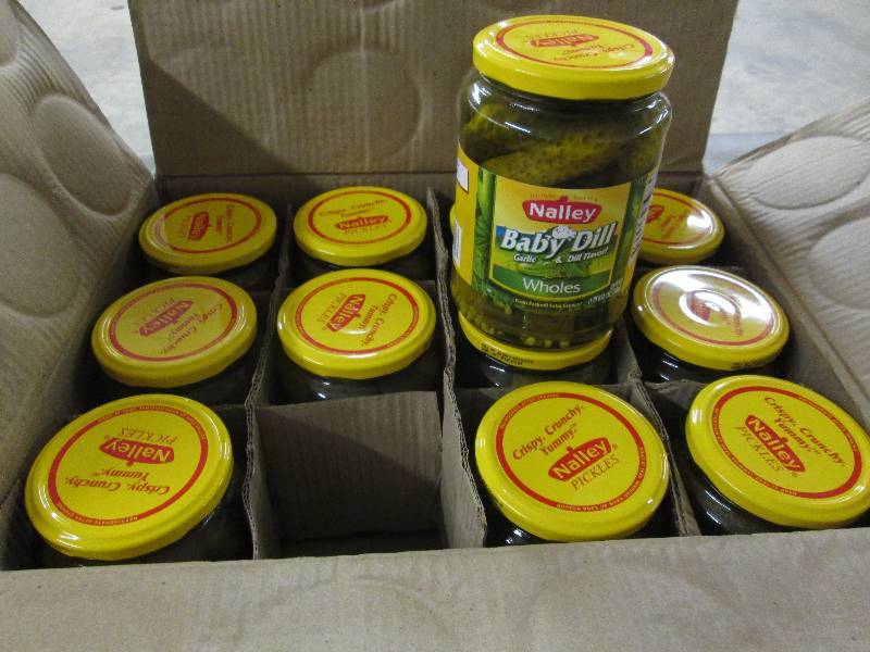 Case of 12 Nalley Baby Dill Pickles...